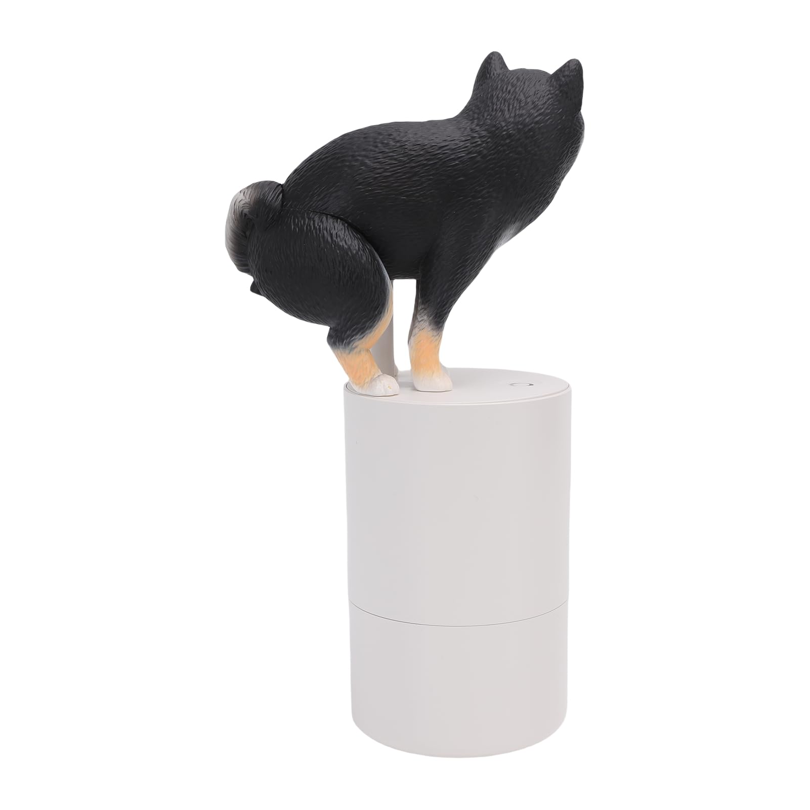 Ausla Automatischer Seifenspender, ABS-Schaumseifenspender mit Intelligentem Sensor, Batteriebetriebenes Hundedesign, 27 X 9 cm, für Badezimmer, Küche, Händewaschen (Black)
