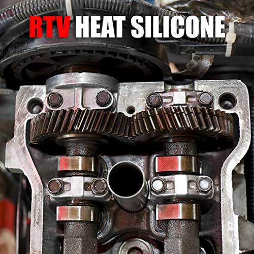 Apel High Performance Rtv High-Temp Silicone Gasket Maker And Sealant Heat Resistant From 104ºf To 572ºf Red, 10.2 Oz. #TOP6