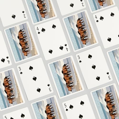 Lantern Press Crystal Coast North Carolina Poker 52 cartas miniatura 4
