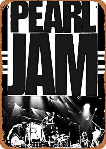 Wanfst Music Rock Band Metal Tin Sign Poster Vintage Art Wall Decor 12 X 8 Inch #TOP5