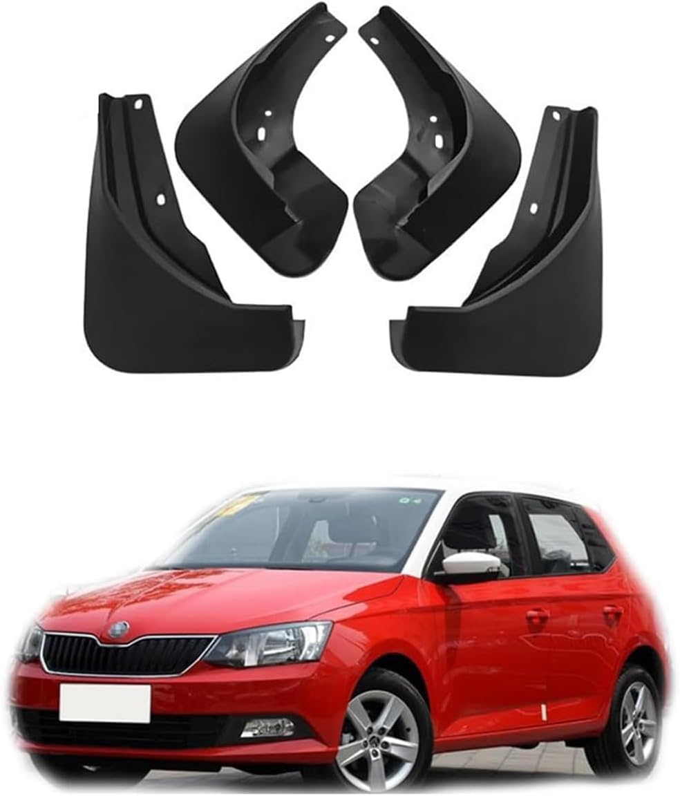 nwsplmy Car Mud Flaps for Fabia 2007-2018 Splash Guards Mudguards Front Rear 4pcs - Anti-Scour & Impact Resistant, Heavy Duty Stone Shield