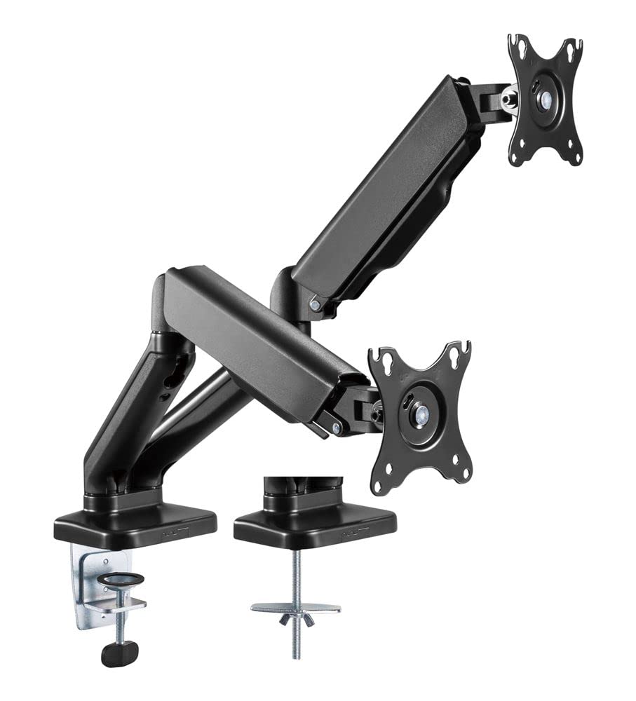 Tnb - TNB ERGO LINE - Double bras support articulé pour moniteur - noir