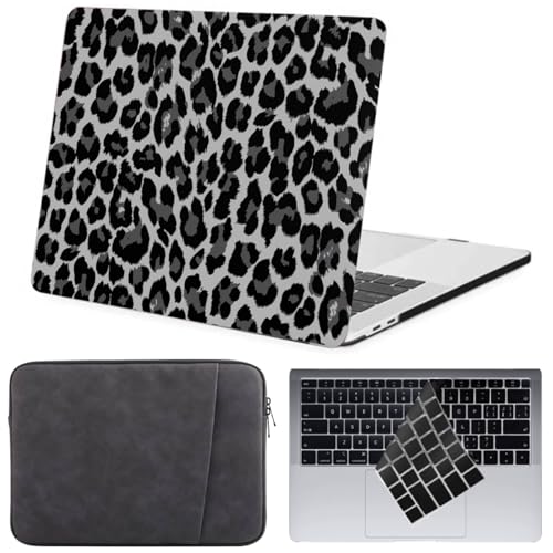 Carcasa MacBook 12 A1534 con funda y protector de teclado panther