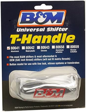 B&M 80641 Brushed Aluminum T-Handle Shifter Knob