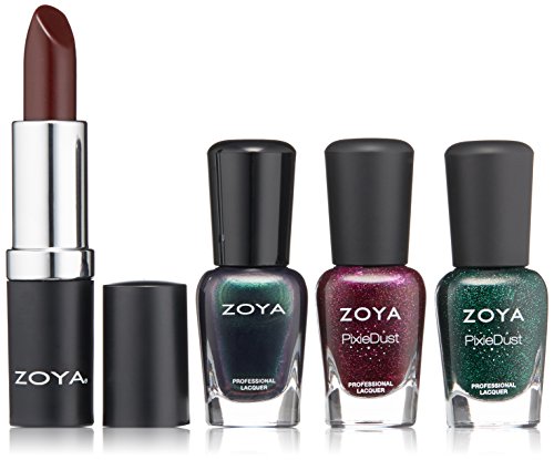 ZOYA Nail Polish, Midnight Dreams Lips & Tips Quad, 1 fl. oz.