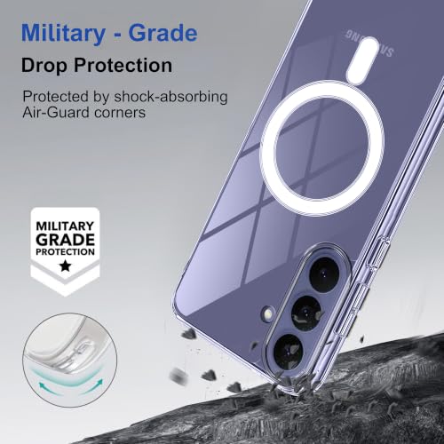 Image of Zapcase Back Case Cover for Samsung Galaxy S26 FE 5G | Compatible for Samsung Galaxy S26 FE 5G Back Cover | Compatible with MagSafe | Scratch-Resistant Back Cover | Clear
