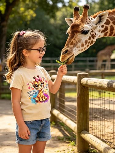 Image of Funnycokid Little Girls T Shirt for Toddler 3-7 Years Kids Tee Graphic Short Sleeve Clothes Tops