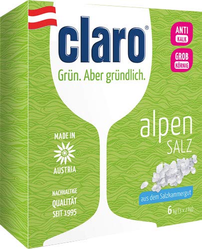 Preisvergleich Produktbild CLARO ÖKO Alpensalz, Regeneriersalz - 2X 6 kg