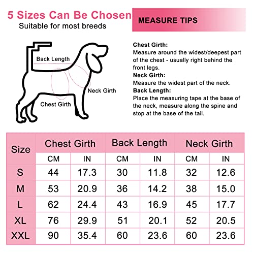 Dasior Dog Winter Clothes Camouflage Thick Fleece Coat Warm Outfit Fashion Camo Jacket Pet Apparel (Pink, Medium) #TOP1