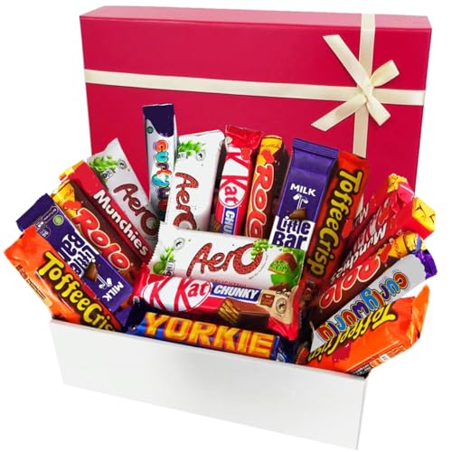 Chocolate Gift hamper Assorted Milk Chocolate Bars Ideal for Birthday Easter Christmas Anniversary Best Dad Mothers day Kids Gift