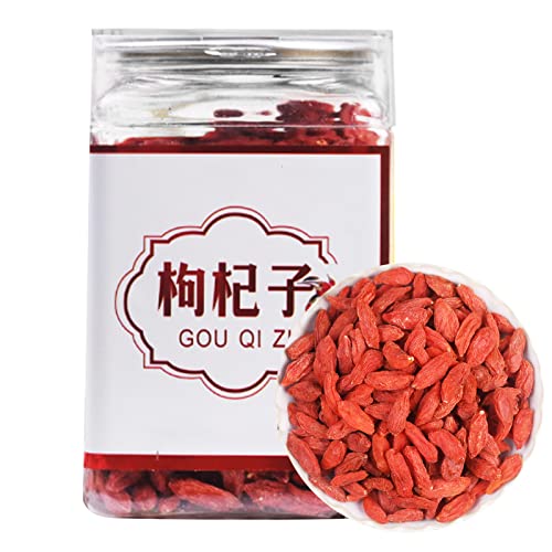 Bayas de Gouqi Goji de Wolfberry Orgánicas 170 G, Bayas de Vid Matrimonial de Ningxia Goji Orgánicas Goji Gouji Wolfberry Secas, 170 G