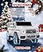 ELEMARA Licensed Mercedes-Benz AMG G63 Ride on Toys,Electric Car for Kids W/Parents Control,Electric Powered A Wagon Ride On Truck Toy,Spring Suspension,Bluetooth,Flickering Lights/LED Lights, White