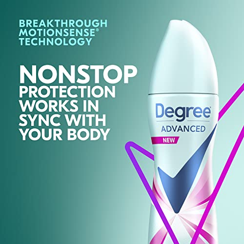 Degree Advanced Antiperspirant Deodorant Dry Spray 72-Hour Sweat And Odor Protection Sheer Powder Deodorant Spray For Women With Motionsense Technology 3.8 Oz, Pack Of 3 #TOP4