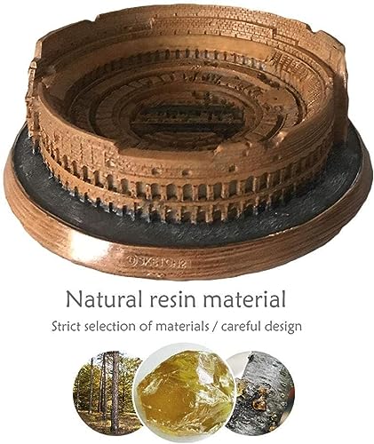 Estatua Decorativa Roma Coliseo Resina 13x13x4 cm miniatura 4