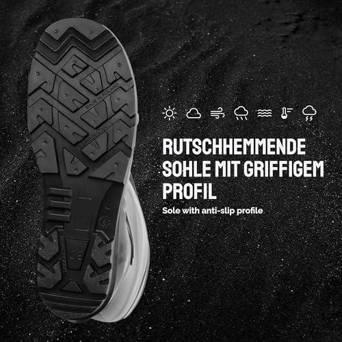 Ladeheid Gummistiefel Herren hoch Erwachsene wasserdichte Regenschuhe LA-914 (Grün, 44 EU)