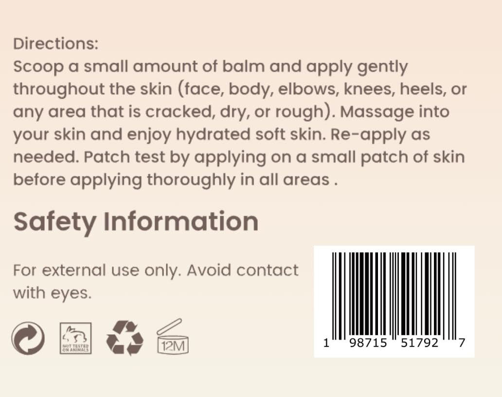 Whipped Beef Tallow Face Moisturizer | 100% Grass Fed Beef Tallow Skin Face Balm Cream | Lotion Balm Body Moisturizer with Honey & Almond | 4 oz | Natural Skin Care