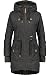Produktbild ALIFE and Kickin CharlotteAK A Coat  Damen Wintermantel  Lange Winterjacke für Kalte Tage  Mantel für Herbst & Winter  Perfekt für Freizeit & Alltag Black dots L