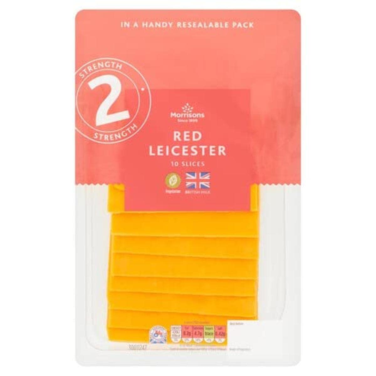 Morrisons Red Leicester Slices, 240g
