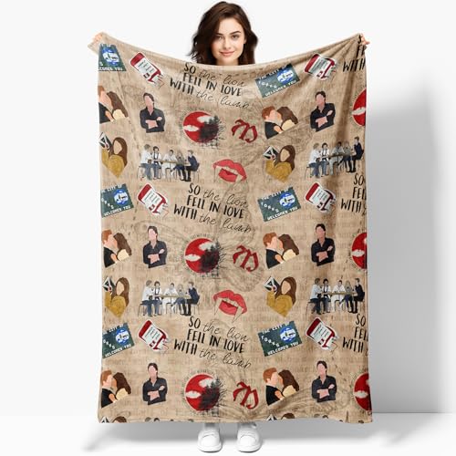 MHunter 50 x 40 Movie Twilights Gift Large Size Flannel Blanket Edw Vampire Romance Throw Blankets House All Seasons Warm Cozy for Sofa Chairs Bed Home Office Fans Perfect for Lovers and Women