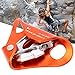 Tbest Climbing Chest Ascender, Metal Rappelling Safety Protector Equipment for Rock Climbing Mountaineering (Chest Ascender