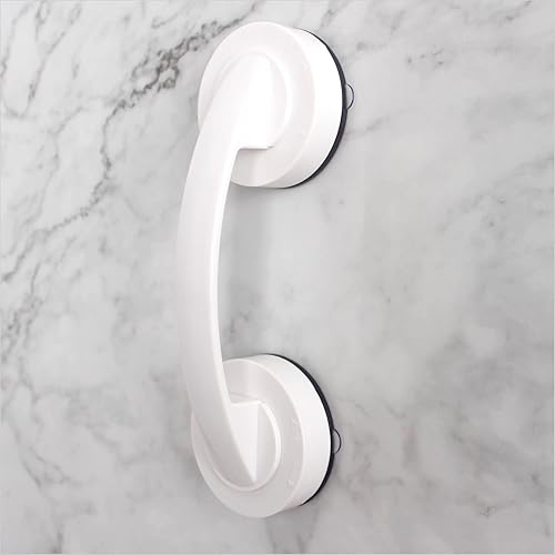 Miniatura 1 de Manijas adhesivas de gabinete fáciles de instalar, manijas de ventosa - adecuadas para puertas de vidrio, puertas de gabinete (blanco)