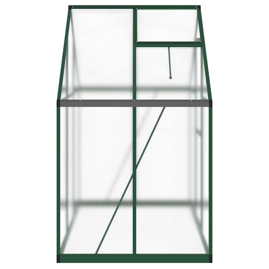 Furniture Item Home Gewächshaus mit Fundamentrahmen grün 169x114x195cm Aluminium-Möbel