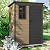 DWVO 5x3 FT Outdoor Storage Shed with Reinforced Floor, All-Weather Resin Storage Shed with Lockable Door & Window, Waterproof Plastic Tool Storage for Garden, Backyard, Patio, Lawn