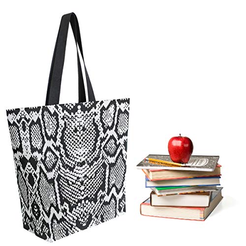 Stylish Canvas Shoulder Tote Bag, Bees Skulls USA Flag Extra Large Handle Bag for Men Women Gym Beach Travel Shopping2