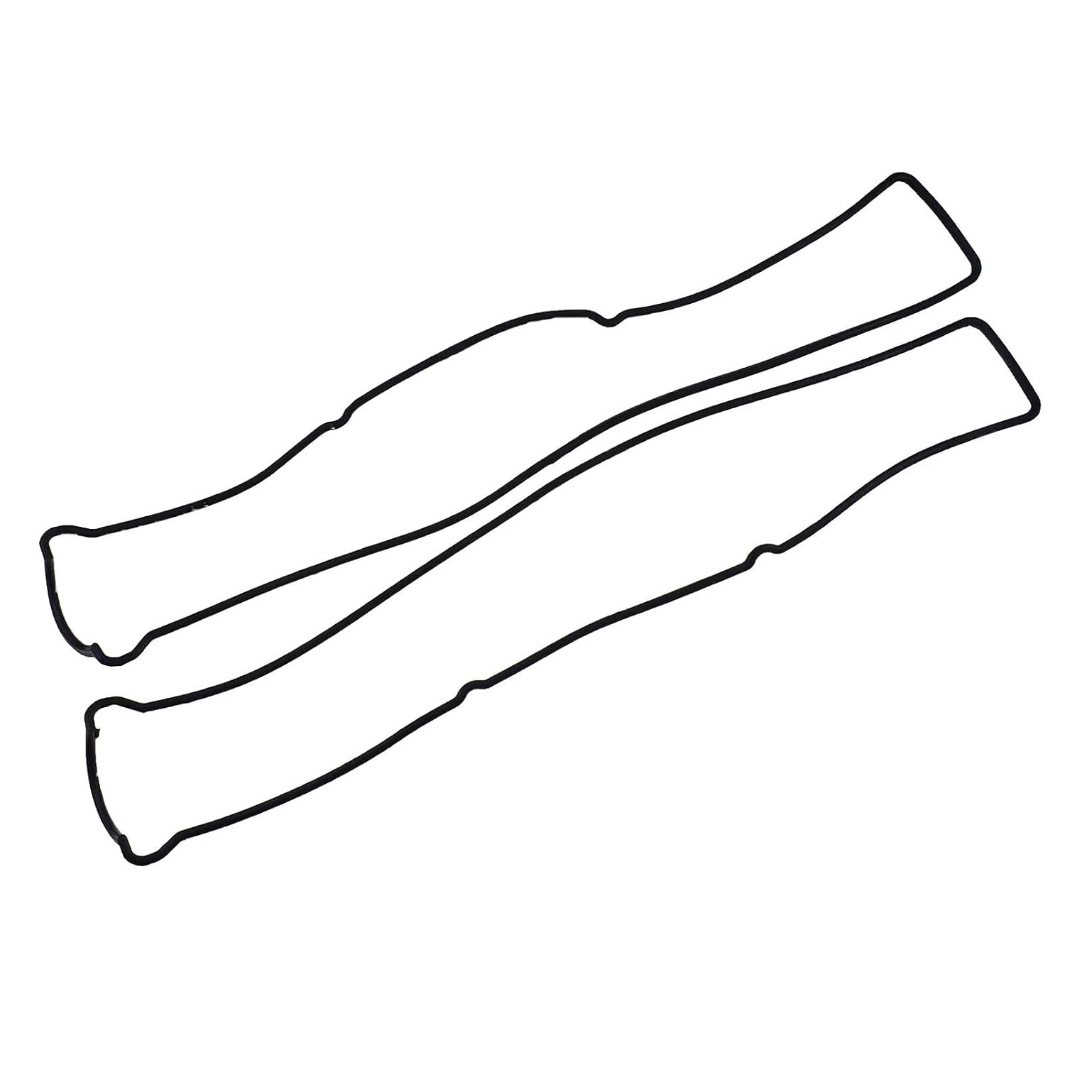 Car Engine Valve Seals Compatible with Toyota for 1JZGE for VVTi 2PCS Left Right Valve Cover Gasket Replacement Upgrade OEM 11214-88410 11213-88410