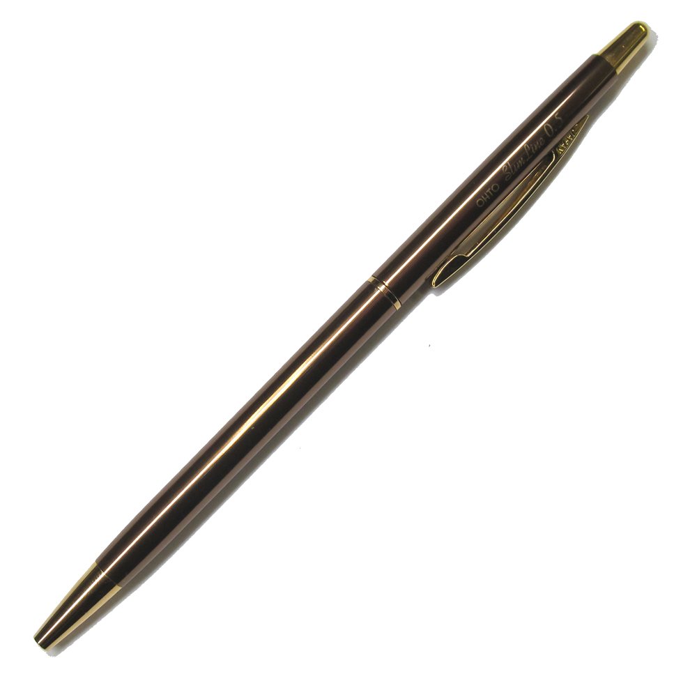 OHTOBallpoint Pen Slim Line Brown Body (NBP-5B5-BN)