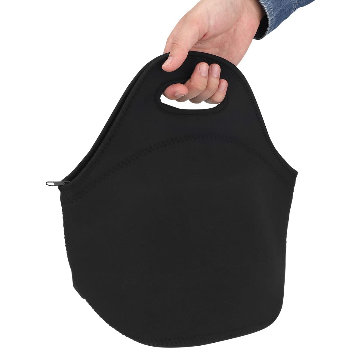 Borsa Porta Pranzo In Neoprene Termica - Impermeabile, Leggera E Riutilizzabile Per Ufficio E Picnic - Foto 4