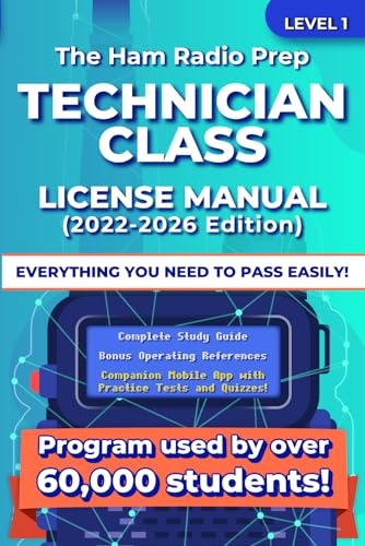 The Ham Radio Prep Technician Class License Manual (2022 - 2026) (Ham Radio License Package)
