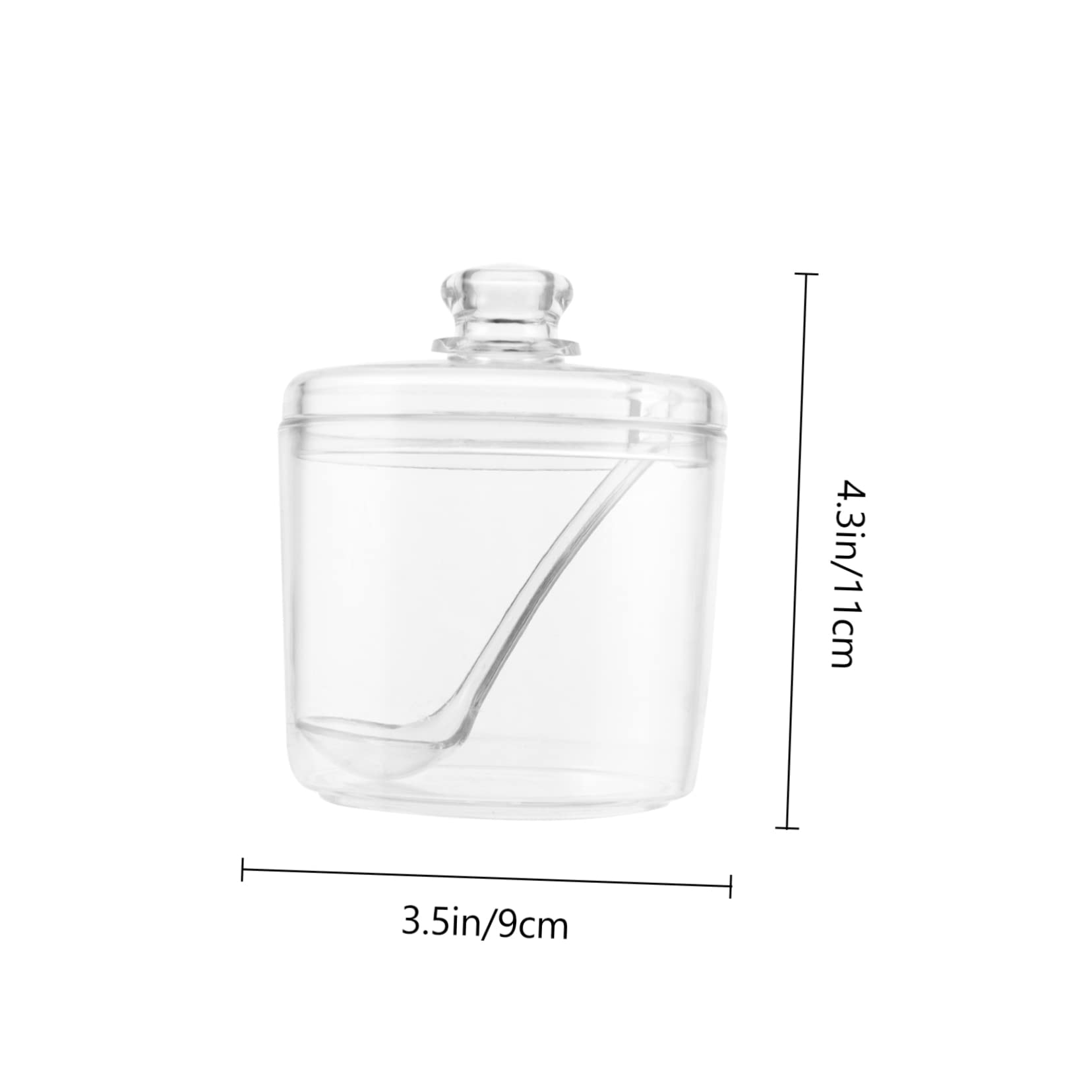 SOLUSTRE 2 Set Contenitori Spezie Cucina Acrilico Trasparente Con Scatole Per Conservazione E Condimenti Barattoli Stagionatori Resistenti E Pratici Per Cucina 2 Pezzi*2