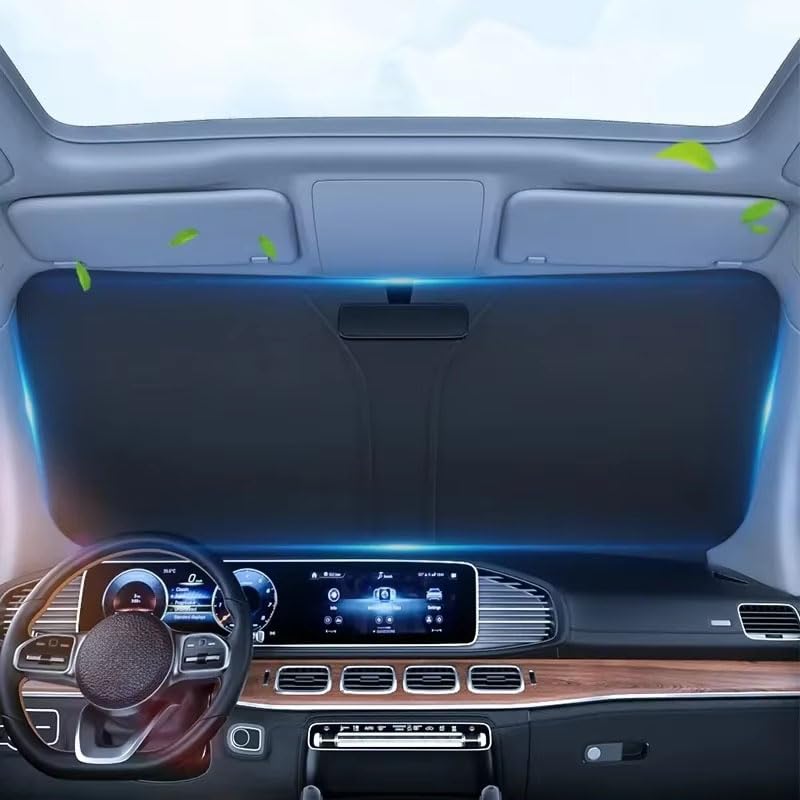 Protection UV tableau de bord Nissan X-Trail T32 pare-soleil pliable - 3