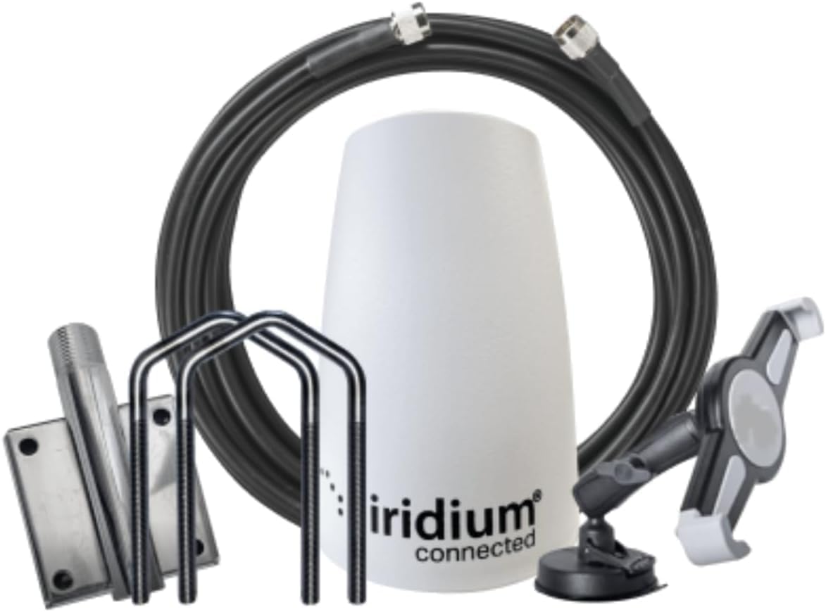 Iridium GO! Exec Fixed Installation Kit | Satellite Wi-Fi Hotspot | Global Connectivity | Voice, Messaging, Data | Rugged Design