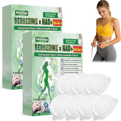 2026 Upgraded Style M-B-N Moringa 10-in-1 Nano Microdarts Patch Advanced Moringa Patches Natural Body Patches for Women and Men - Gentle Formula for All Skin