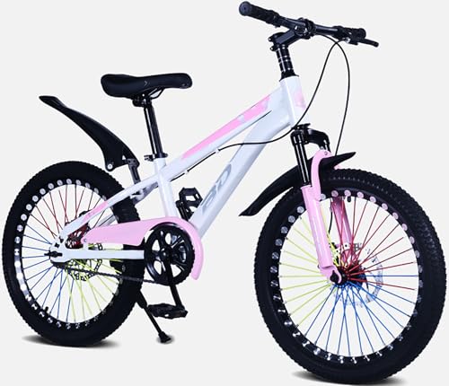 18/20/22 Zoll Kinder Fahrrad Mountainbike, Jugend Rad Mountainbike, Doppel scheibenbremse, Höhenverstellbar, Kinder Mountainbike für Jungen Mädchen B,18 18/20/22 Zoll Kinder Fahrrad Mountainbike, Jugend Rad Mountainbike, Doppel scheibenbremse, Höhenverstellbar, Kinder Mountainbike für Jungen Mädchen B,18