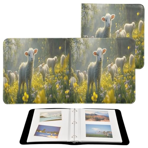 Álbum de fotos adhesivo DIY tipo scrapbook FLildon 3 anillos, 40 páginas 8x10 miniatura 2