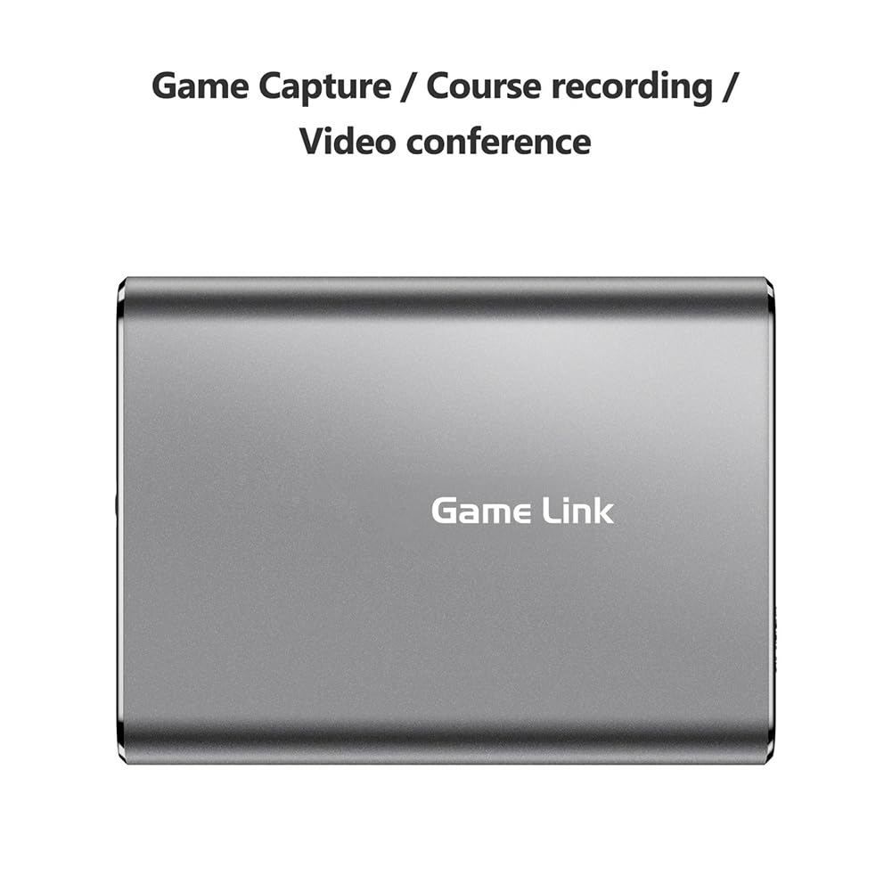 Carte de Capture Vidéo Compatible 4K 60 Hz Plaque USB3.0 UVC YUY2 Enregistreur Boîte de Capture Vidéo de pour Diffusion en Direct