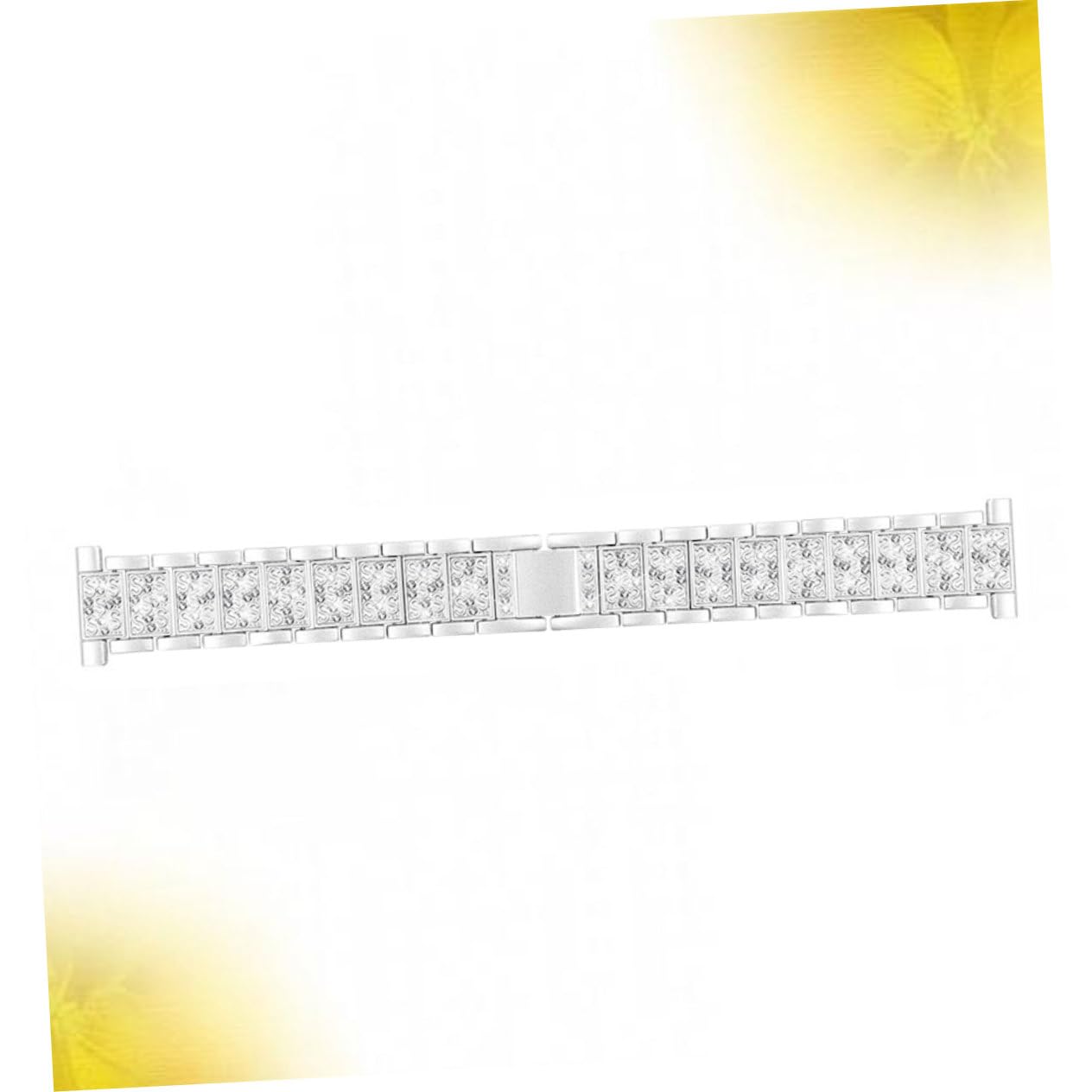 WOONEKY Smartwatch Band Compatible for Luxury Rhinestone Watch Band Comfortable Fit Material