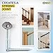 Zipbolt 11.560 Angled Railbolt — Angled Staircase Handrail to Newel Post Connector for Lower Connection, Residential and Commercial Installation, New Construction and Remodels