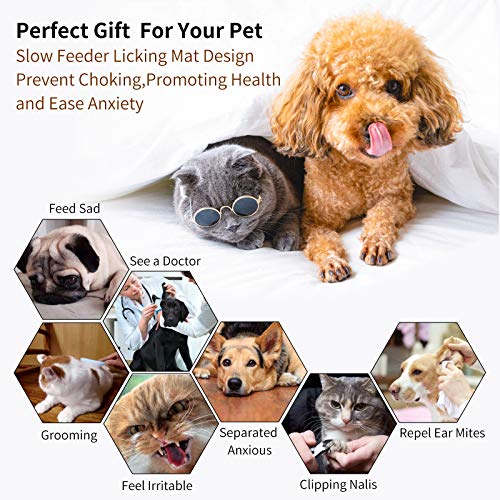 Dog Licking Mat with Suction Cups | BPA-Free Food Grade Silicone Mat for Fun, Anxiety, & Boredom Relief. Strong Suction… - Image 7