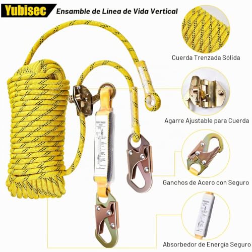 Arnés con cuerda de vida precio 14 Imagen adicional