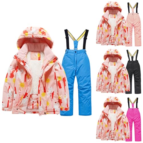 Betadog Girls' Snowsuit Winter Jacket and Ski Snow Overalls (2T-16) girls 2-piece Heavyweight Snowsuit