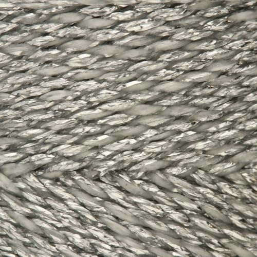 Cordon en polyester ciré argenté métallisé 1mm de 144m pour bijoux - 4