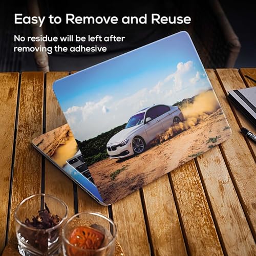Image of Galaxsia Racing car Full Body Vinyl Laptop Skin /Sticker /Cover Upto 15.6 Inches Laptops Laminated-Removable-HD Quality Compatible for Hp-Dell-Sony-Lenovo-Asus etc.(15x10 Inches)