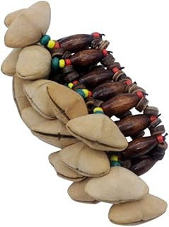 Toyvian Pulsera De Cáscara De Nuez Pulsera Pulsera Para Djembe Campanilla Africana Campanilla En Pocas Palabras De Madera