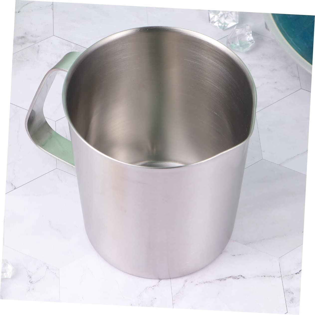 SECFOU Tasse Mesure Liquide Acier Inoxydable Outil de Cuisine Pratique pour Pâtisserie et Cuisson à Facile à Nettoyer et