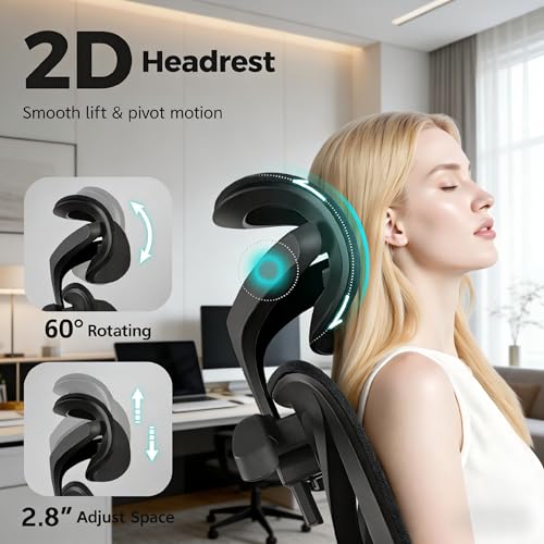 Image of Ergonomic Office Chair, Big and Tall Home Desk Chair