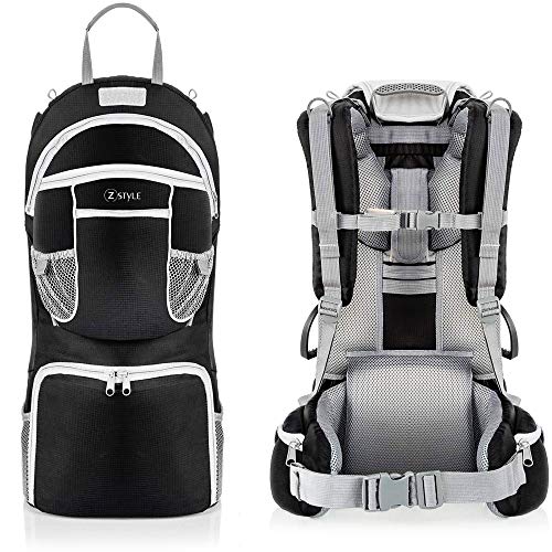 Mochila porta beb&eacute; ergon&oacute;mica acolchada, protecci&oacute;n solar, cintur&oacute;n, trekking monta&ntilde;a...